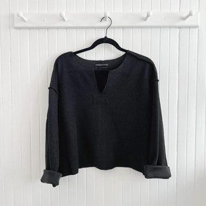 Urban Outfitters Ajax Inside Out Notch Sweater Size S